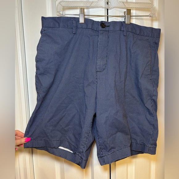 Michael Kors - Breathable Casual Basic Men's Blue Patterned Shorts in Size 34 - Picture 1 of 8